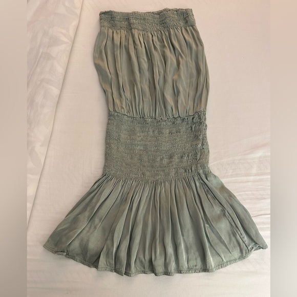 Blue Life Good Karma Strapless Smocked Cover Up Mini Dress (100) - Picture 2 of 6